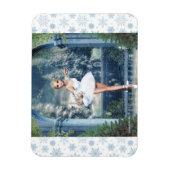 Snow Princess Ballerina Christmas Magnet (Vertikal)