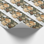 Snow Puppy Geschenkpapier (Ecke)