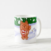 Snow Puppy Kaffeetasse (VorderseiteRechts)