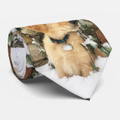 Snow Puppy Krawatte (Gerollt)