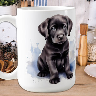 Snow Puppy - Labrador Puppy - Black Labrador Kaffeetasse