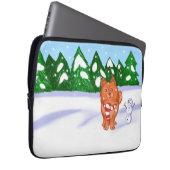 Snow Puppy Laptopschutzhülle (Vorne Rechts)