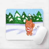 Snow Puppy Mousepad (Mit Mouse)