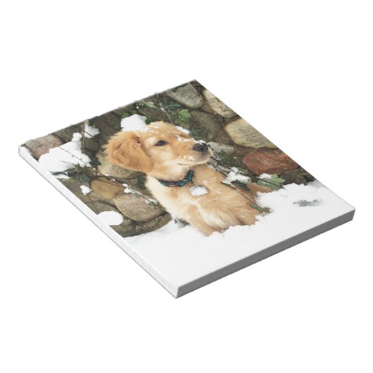 Snow Puppy Notizblock (angewinkelt)