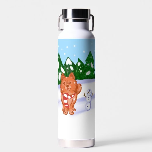 Snow Puppy Trinkflasche (Vorne)