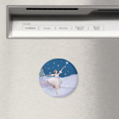 Snow Queen Ballerina Magnet (In Situ (Geschirrspüler))