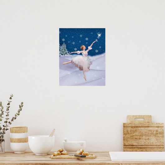 Snow Queen Ballerina Poster (Küche)