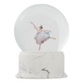 Snow Queen Ballerina Schneekugel (Rückseite)