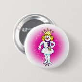 Snow Queen Button (Vorne & Hinten)
