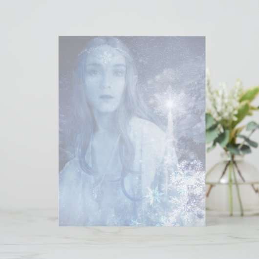 Snow Queen Christmas Fantasy Artwork (Stehend Vorderseite)