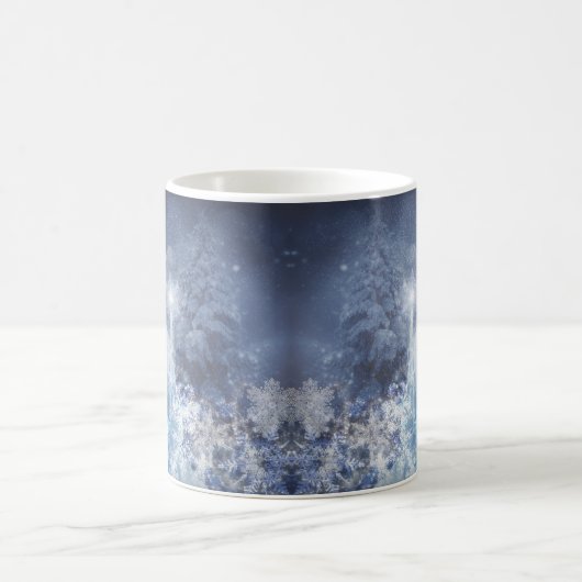 Snow Queen Christmas Fantasy Artwork Kaffeetasse (Mittel)