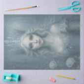 Snow Queen Enchantress Gothic Winter Decoupage Seidenpapier (Basteln)