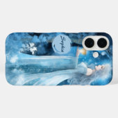 Snow Queen Fantasy Art - Mystische Wintergöttin Case-Mate iPhone Hülle (Rückseite (Horizontal))