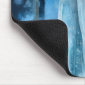 Snow Queen Fantasy Art - Mystische Wintergöttin Mousepad (Ecke)