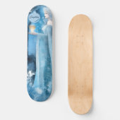 Snow Queen Fantasy Art - Mystische Wintergöttin Skateboard (Vorderseite)