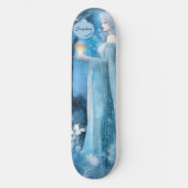 Snow Queen Fantasy Art - Mystische Wintergöttin Skateboard (Vorderseite)