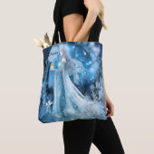 Snow Queen Fantasy Art - Mystische Wintergöttin Tasche (Von Nahem)