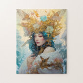 Snow Queen Fantasy Art Puzzle (Vertikal)