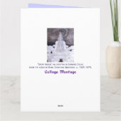 Snow Queen Fine Art Grußkarte Karte (Rückseite)