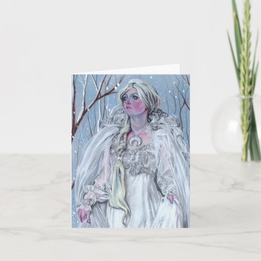 Snow Queen Glossy Card (Vorderseite)