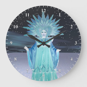 Snow Queen Große Wanduhr