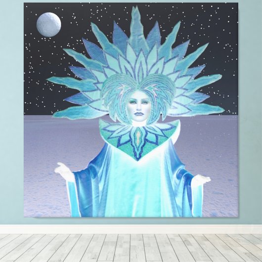 Snow Queen Leinwanddruck (Insitu (Holzboden))