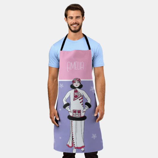 Snow Queen Personalisiert Schürze (Getragen)