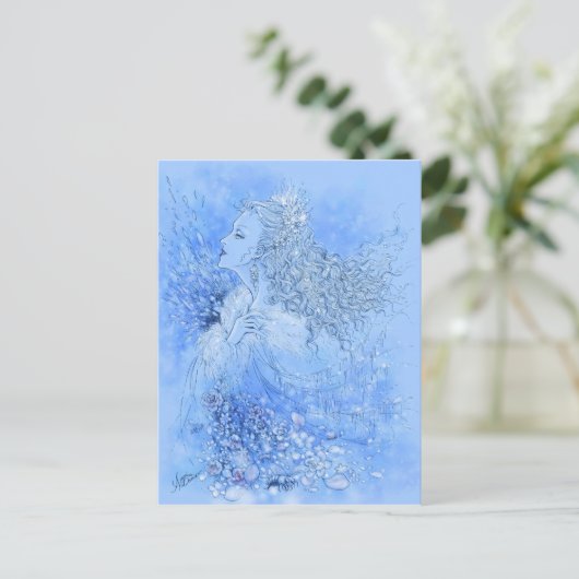 Snow Queen Postcard Postkarte (Stehend Vorderseite)