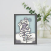 Snow Queen Postcard Postkarte (Stehend Vorderseite)