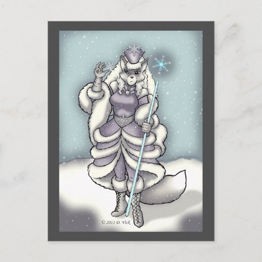 Snow Queen Postcard Postkarte (Vorderseite)
