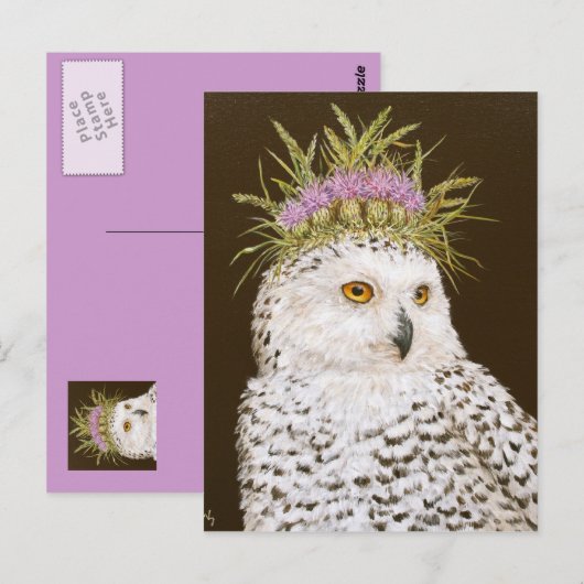 Snow Queen Postkarte (Vorne/Hinten)