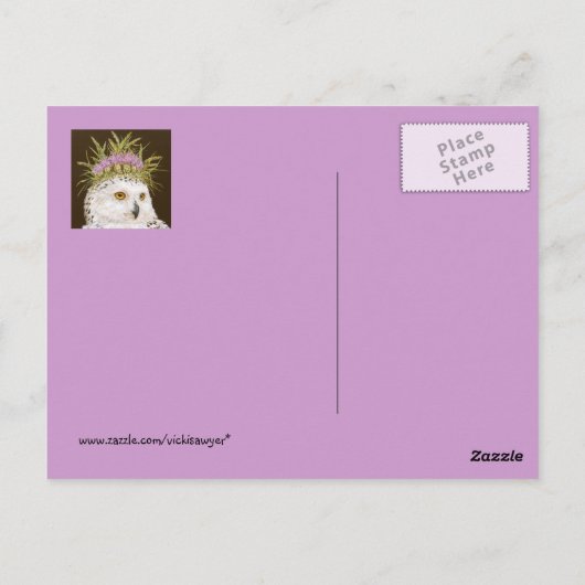 Snow Queen Postkarte (Rückseite)