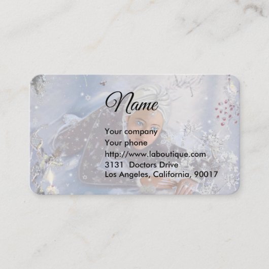 Snow Queen Visitenkarte (Vorderseite)