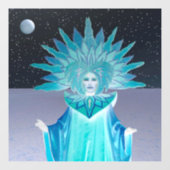 Snow Queen Wall Decal Fensteraufkleber (Blatt)