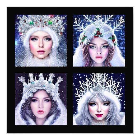 Snow Queens Winter Wonderland Fotodruck (Vorne)