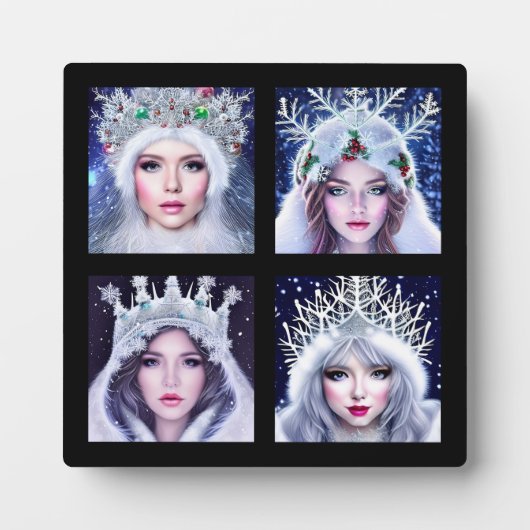 Snow Queens Winter Wonderland Fotoplatte (Vorderseite)