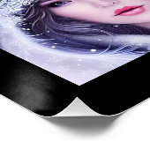Snow Queens Winter Wonderland Poster (Ecke)