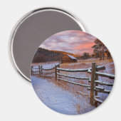 Snow Ranch Magnet (Vorderseite/Rückseite)