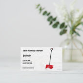 Snow Removal Company Visitenkarte (Stehend Vorderseite)