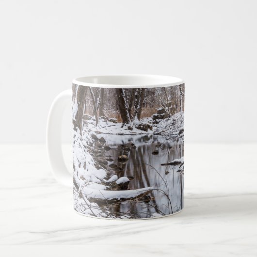 Snow Riverside Coffee Tasse (Vorderseite Links)