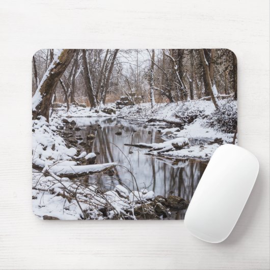 Snow Riverside Mousepad (Mit Mouse)