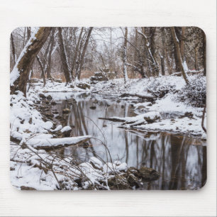 Snow Riverside Mousepad