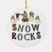 Snow Rocks Keepake Ornament (Vorne)