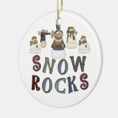 Snow Rocks Keepake Ornament (Links)