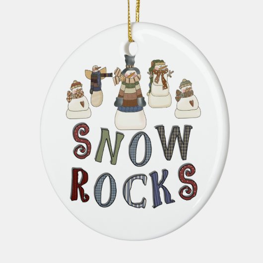 Snow Rocks Keepake Ornament (Links)