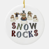 Snow Rocks Keepake Ornament (Hinten)