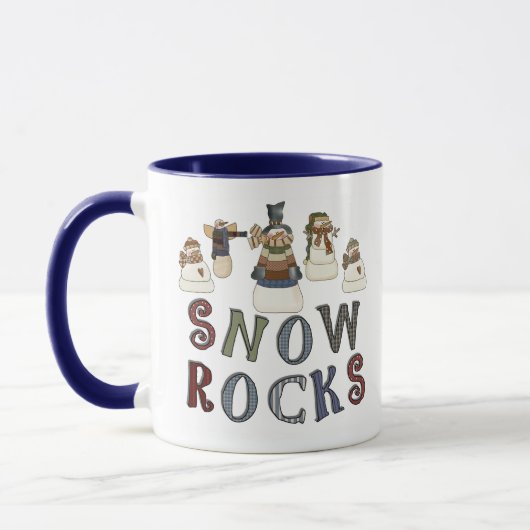 Snow Rocks Tasse (Links)