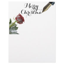 Snow Rose Frohe Weihnachtsbrief