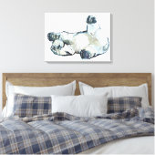 Snow Rub Leinwanddruck (Insitu (Schlafzimmer))