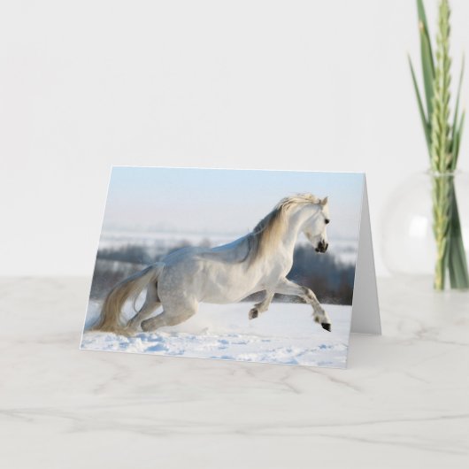 Snow Runner Feiertagskarte (Vorderseite)